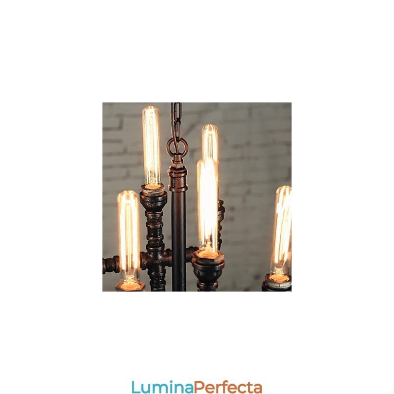 Candelabru Mini Stil Rustic Lodge Retro Metal