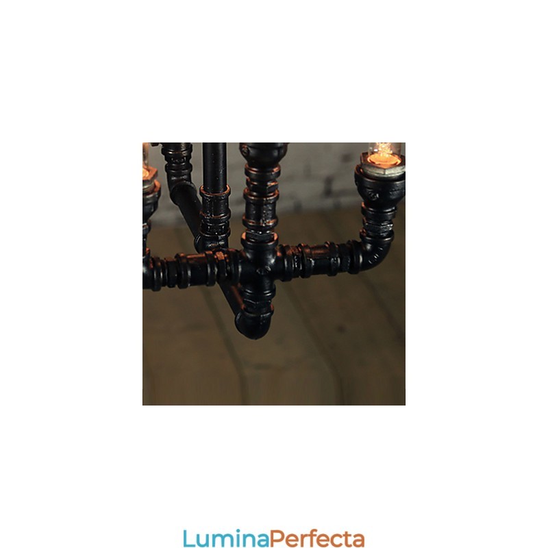Candelabru Mini Stil Rustic Lodge Retro Metal