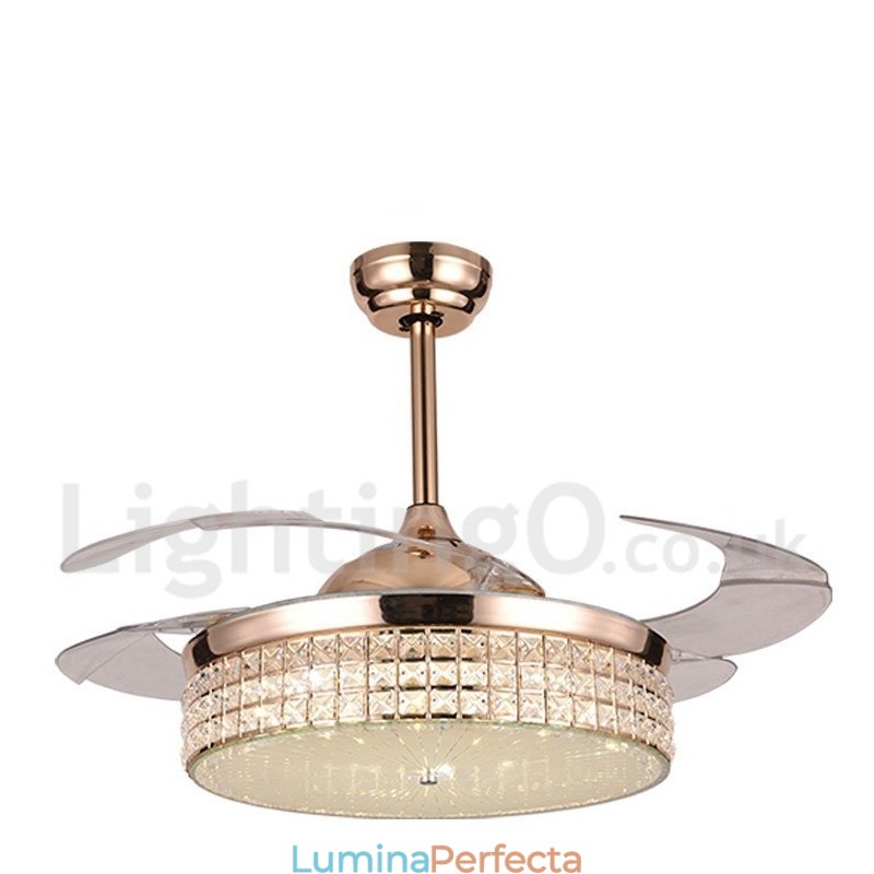 Ventilator de tavan modern și contemporan în stil european de 42 inchi