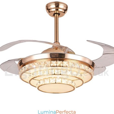 Ventilator de tavan modern și contemporan în stil european de 42 inchi Ventilator de tavan modern și contemporan în stil european de 42 inchi