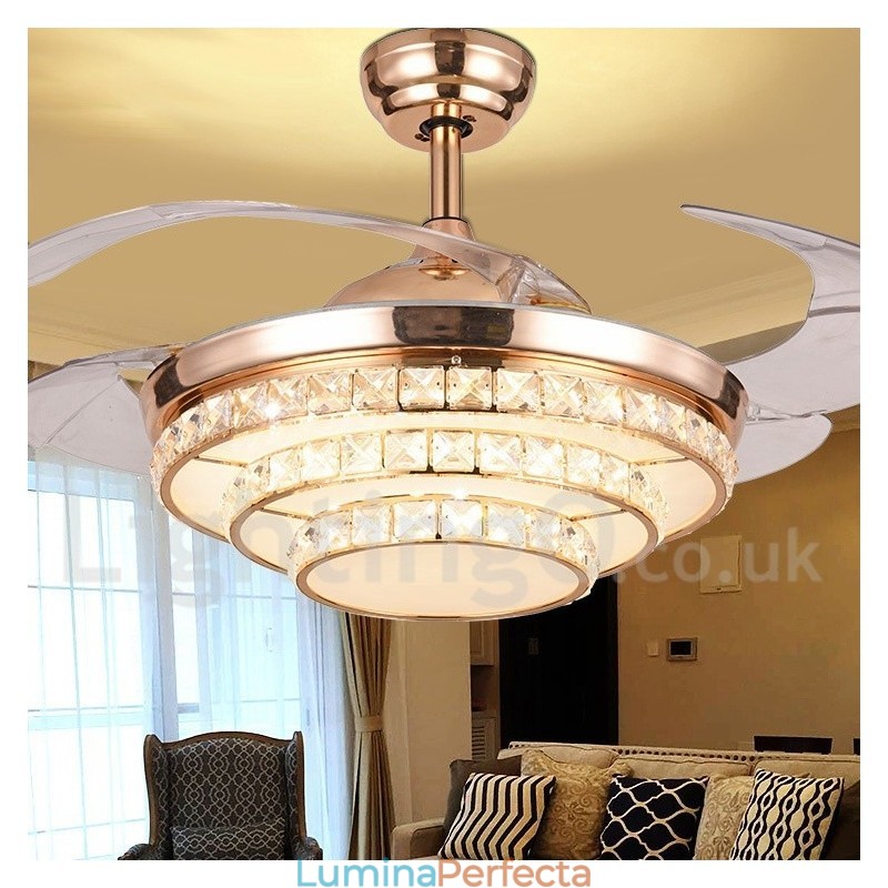 Ventilator de tavan modern și contemporan în stil european de 42 inchi