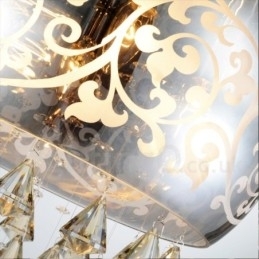 Lampă suspendată modernă și contemporană din cristal
