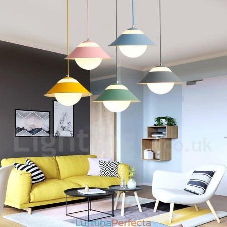 Lampă suspendată modernă și contemporană din oțel Lampă suspendată modernă și contemporană din oțel