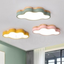 Plafoniera Macaron Multicolor Modern Contemporan Otel Plafon Lemn