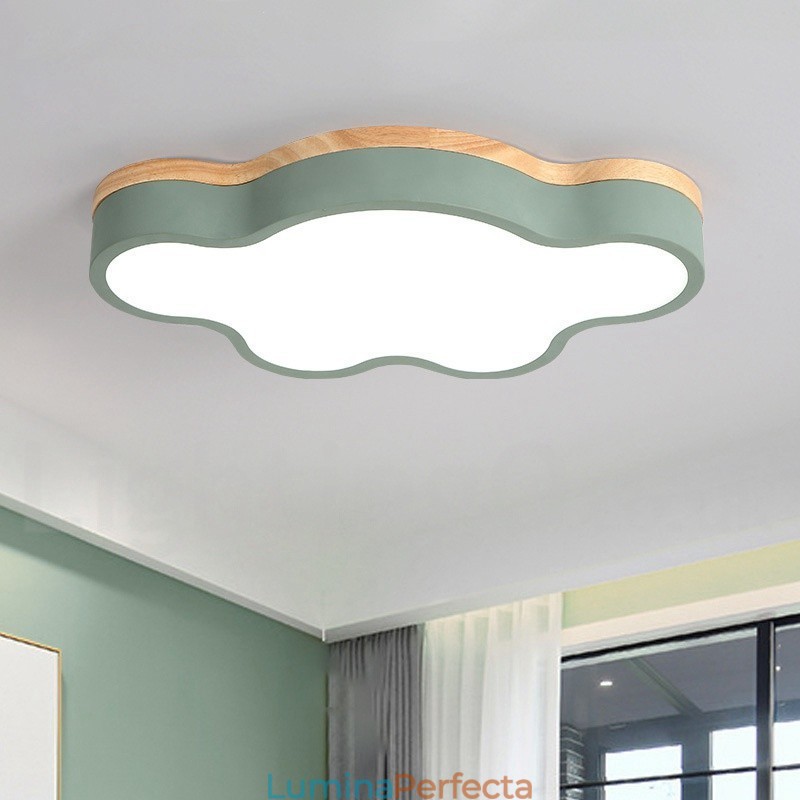 Plafoniera Macaron Multicolor Modern Contemporan Otel Plafon Lemn