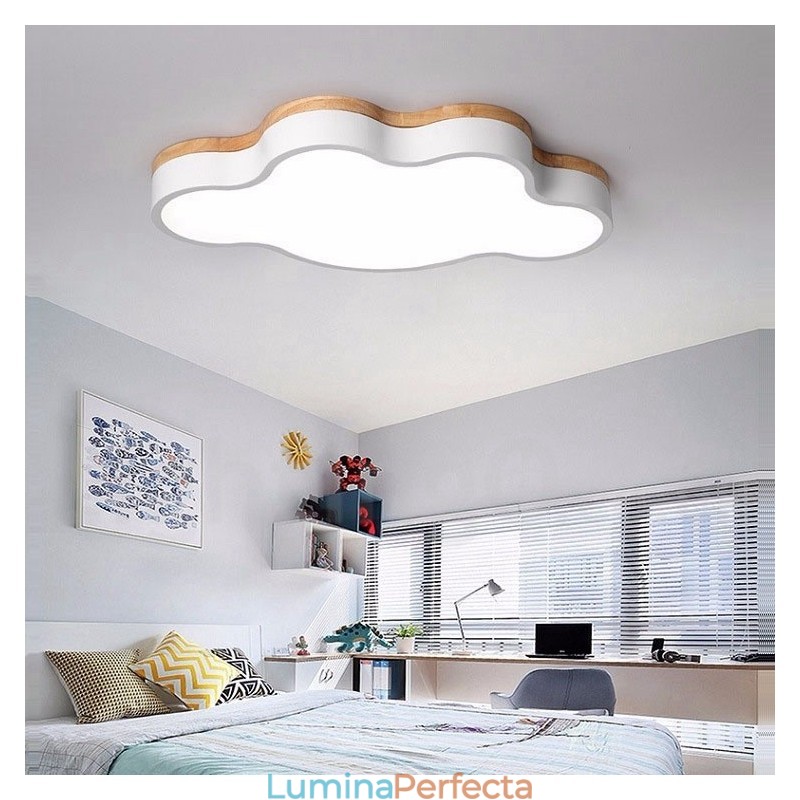 Plafoniera Macaron Multicolor Modern Contemporan Otel Plafon Lemn