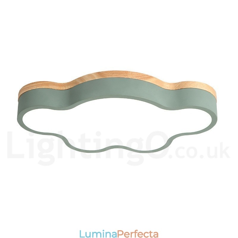 Plafoniera Macaron Multicolor Modern Contemporan Otel Plafon Lemn