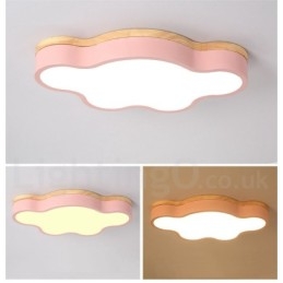 Plafoniera Macaron Multicolor Modern Contemporan Otel Plafon Lemn