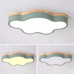 Plafoniera Macaron Multicolor Modern Contemporan Otel Plafon Lemn