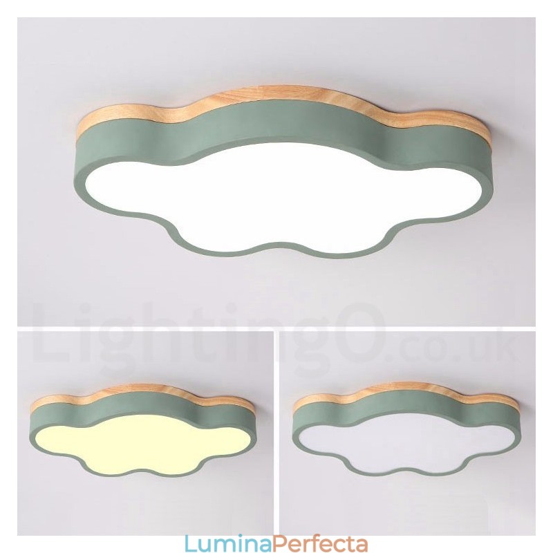 Plafoniera Macaron Multicolor Modern Contemporan Otel Plafon Lemn