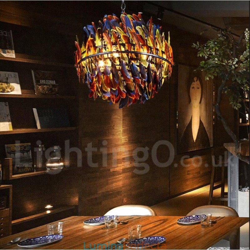 Magazin de iluminat retro din oțel Candelabru cu suspendare