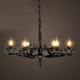 Magazin de iluminat din oțel în stil industrial Candelabru cu suspendare