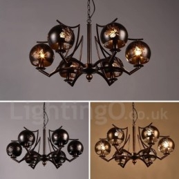 Magazin de iluminat din oțel în stil industrial Candelabru cu suspendare