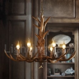 Magazin de iluminat din rășină în stil industrial Candelabru cu suspendare
