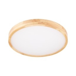 Plafoniera rotundă ultra subțire din lemn Plafoniera din lemn masiv din acril Nordic Lights