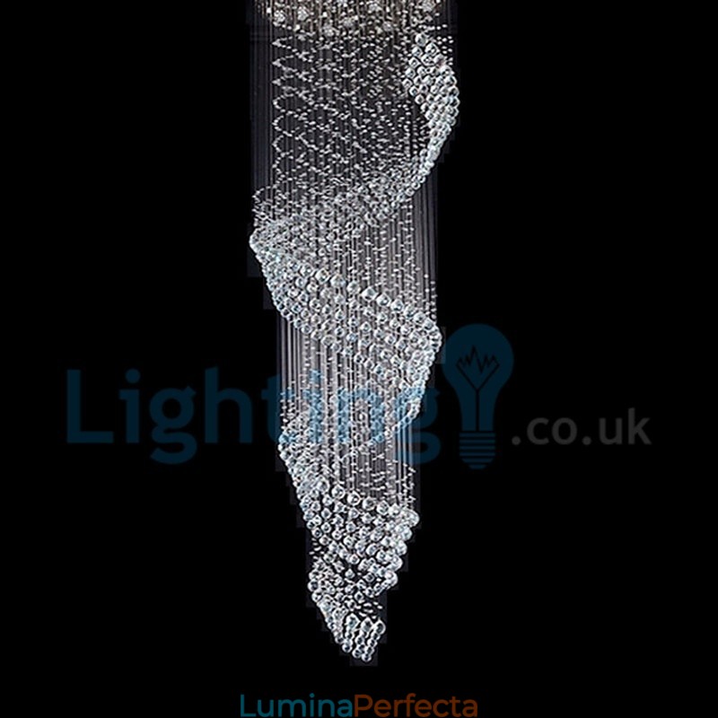 Candelabru modern și contemporan Corp de fixare suspendat cu picătură de ploaie din cristal