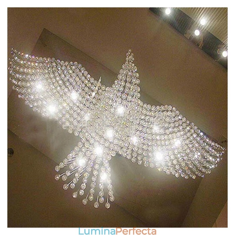 Candelabru modern și contemporan Corp de fixare suspendat cu picătură de ploaie din cristal