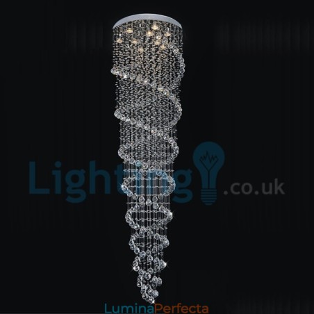 Candelabru modern și contemporan Corp de fixare suspendat cu picătură de ploaie din cristal Candelabru modern și contemporan Corp de fixare suspendat cu picătură de ploaie din cristal