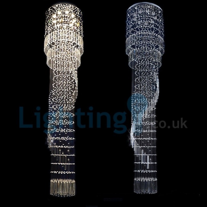 Candelabru modern și contemporan Corp de fixare suspendat cu picătură de ploaie din cristal