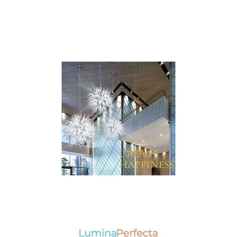 Candelabru pandantiv imitat Glob de cristal
