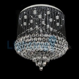 Candelabru modern și contemporan Corp de fixare suspendat cu picătură de ploaie din cristal