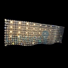 Candelabru modern și contemporan Corp de fixare suspendat cu picătură de ploaie din cristal