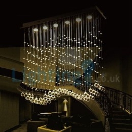 Candelabru modern și contemporan Corp de fixare suspendat cu picătură de ploaie din cristal
