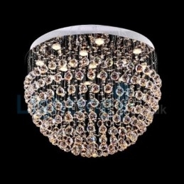 Candelabru modern și contemporan Corp de fixare suspendat cu picătură de ploaie din cristal