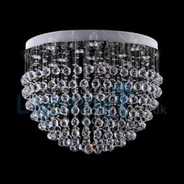 Candelabru modern și contemporan Corp de fixare suspendat cu picătură de ploaie din cristal
