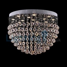 Candelabru modern și contemporan Corp de fixare suspendat cu picătură de ploaie din cristal