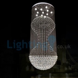 Candelabru modern și contemporan Corp de fixare suspendat cu picătură de ploaie din cristal