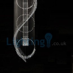 Candelabru modern și contemporan Corp de fixare suspendat cu picătură de ploaie din cristal