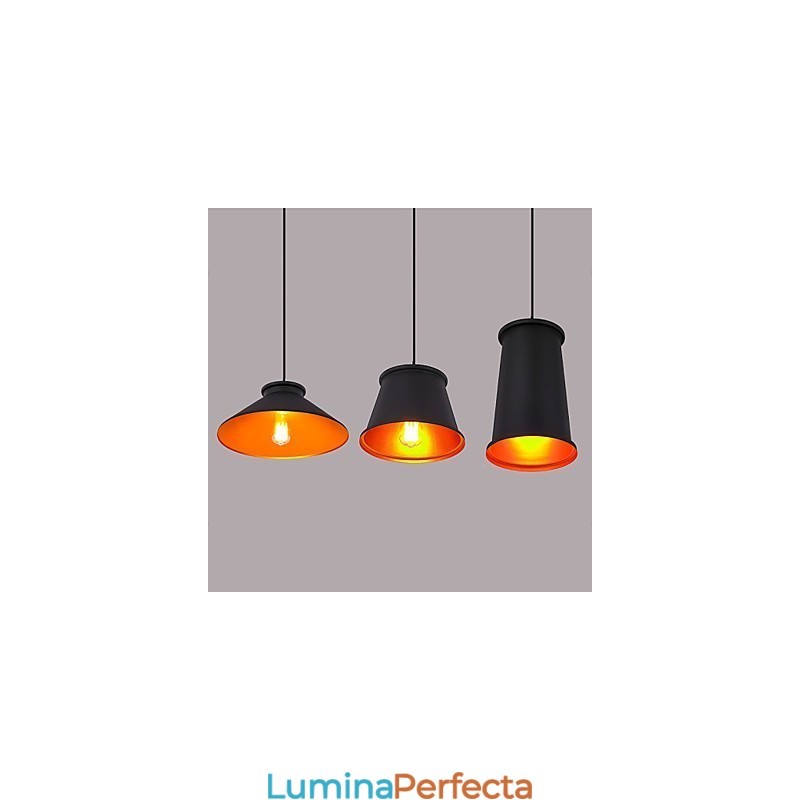 Candelabru Mini Stil Modern Contemporan Metal Pendant Lampă cu 3 lumini