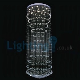Candelabru modern și contemporan Corp de fixare suspendat cu picătură de ploaie din cristal