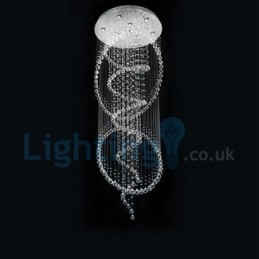 Candelabru modern și contemporan Corp de fixare suspendat cu picătură de ploaie din cristal