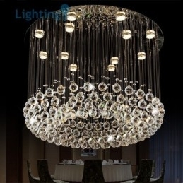 Candelabru de cristal Modern Bird Nest Plafoniera duplex de lux