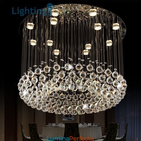 Candelabru de cristal Modern Bird Nest Plafoniera duplex de lux Candelabru de cristal Modern Bird Nest Plafoniera duplex de lux