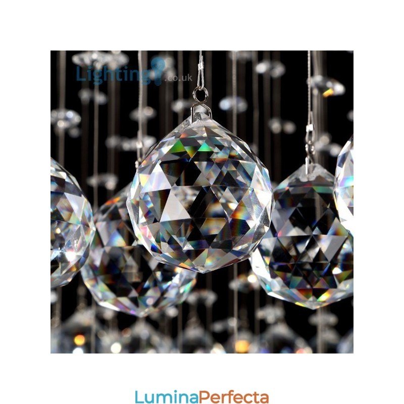 Candelabru de cristal Modern Bird Nest Plafoniera duplex de lux