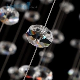 Candelabru de cristal Modern Bird Nest Plafoniera duplex de lux