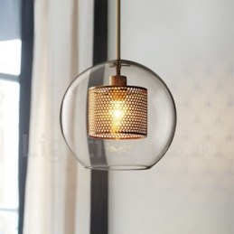 Decorație modernă, minimalistă, în stil nordic, bilă de sticlă pentru cafenea