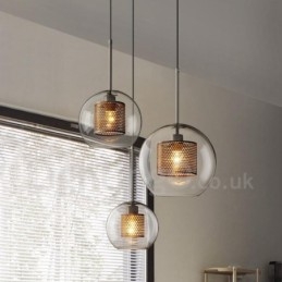 Decorație modernă, minimalistă, în stil nordic, bilă de sticlă pentru cafenea
