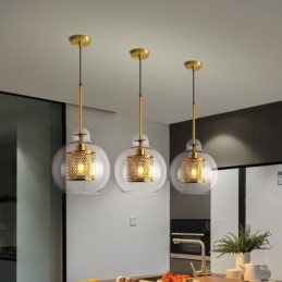 Decorație modernă, minimalistă, în stil nordic, bilă de sticlă pentru cafenea