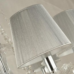 Candelabru Cristal Lux Modern 1 Tiers Living 6 Lumini