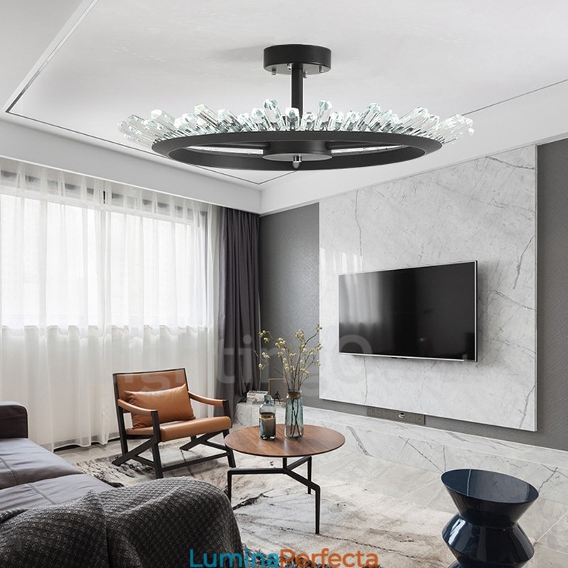 Plafoniere moderne și contemporane din cristal