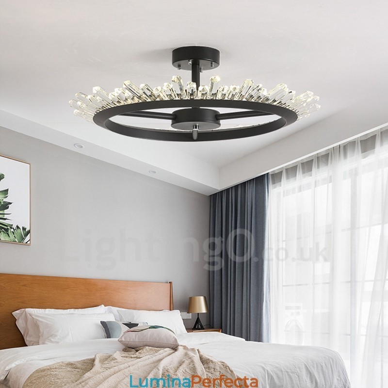 Plafoniere moderne și contemporane din cristal