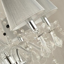 Candelabru Cristal Lux Modern 1 Tiers Living 6 Lumini