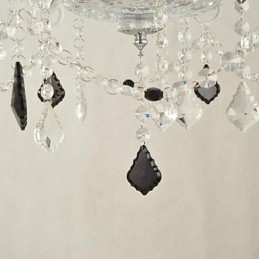 Candelabru Cristal Lux Modern 1 Tiers Living 6 Lumini