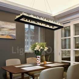 Cel mai nou design, dreptunghiular, cristal pendant