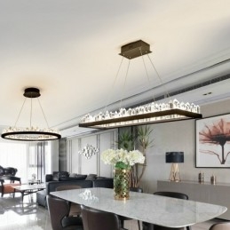 Cel mai nou design, dreptunghiular, cristal pendant