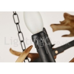 Candelabru inel rustic cu 6 lumini